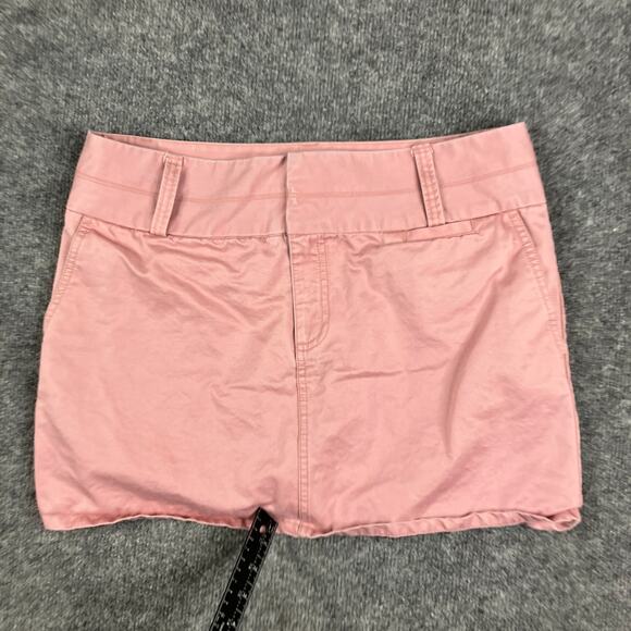 Old Navy Dresses & Skirts - Old Navy Mini Skirt Women's Size 10 Pink Casual Flat Front Cotton Vintage Y2K
